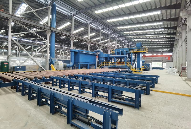 【希凱姆】Q69鋼板預處理線交付四川德陽廣漢某集團